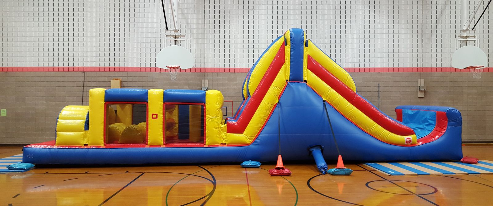 Side view of Obstacle Course